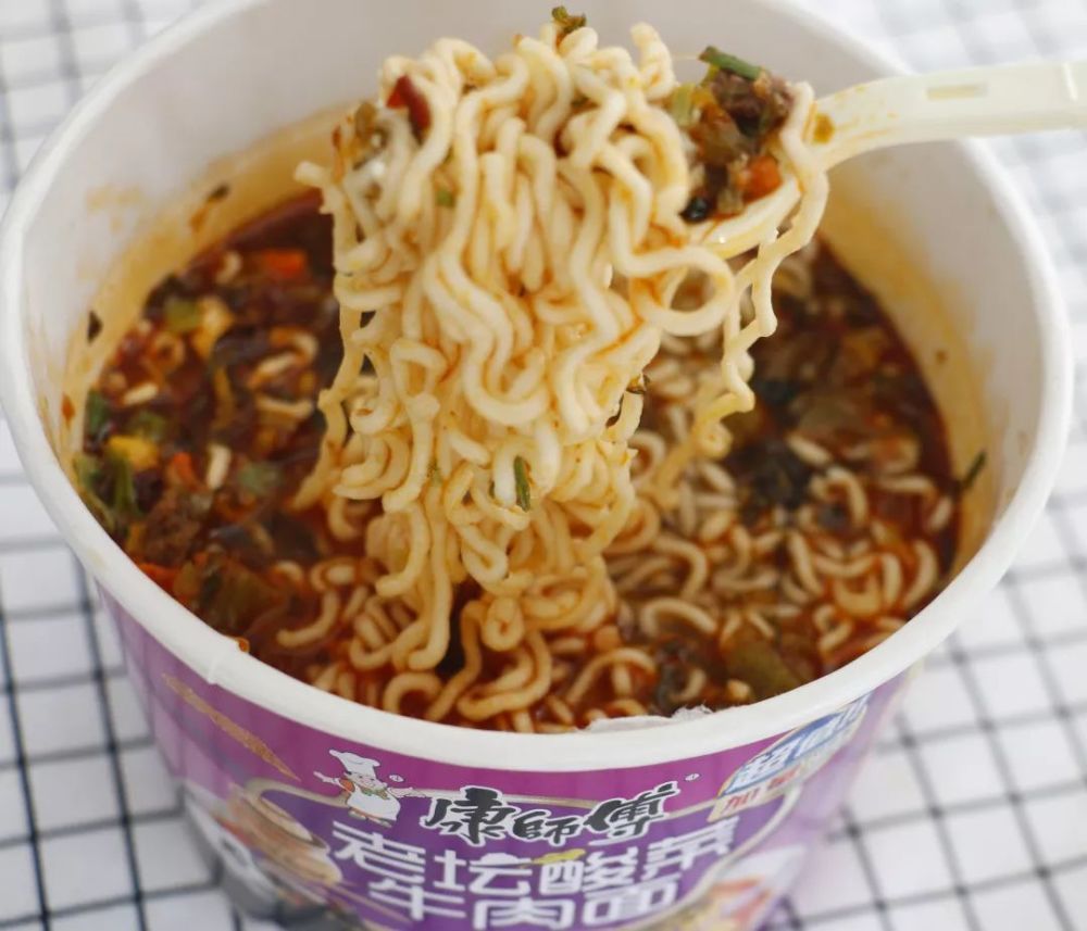 top     康师傅酸菜牛肉面