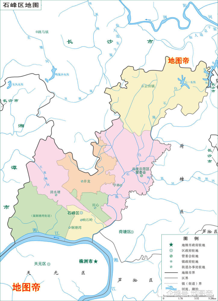 株洲,湖南,天元区,石峰区,芦淞区