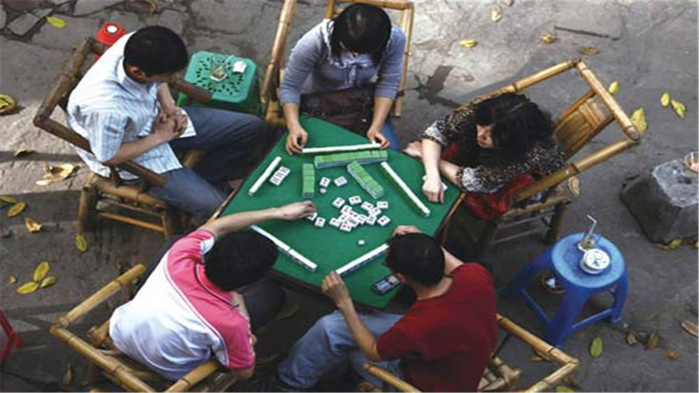打麻将,成都,四川,旅游,中国