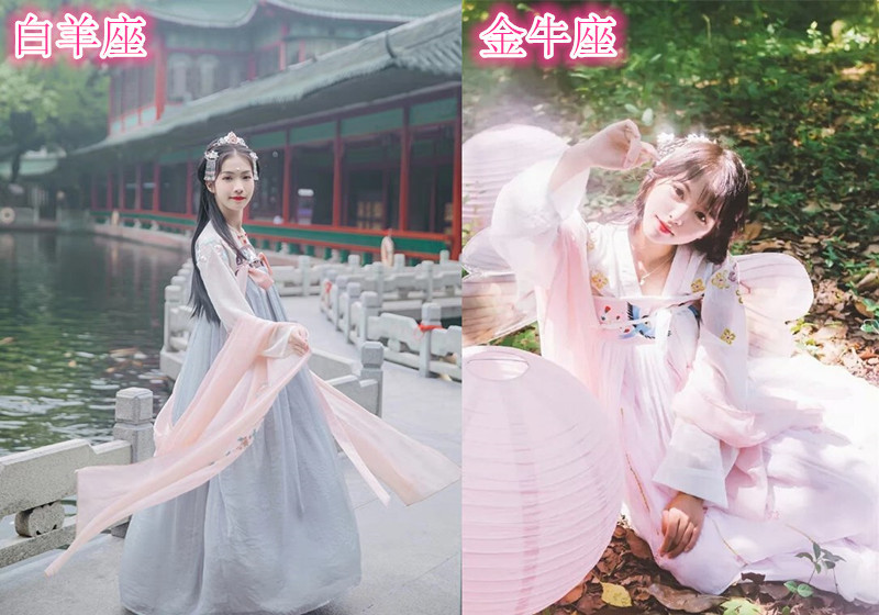 12星座专属汉服:躲过了白羊,扛过了巨蟹,却被天蝎座美