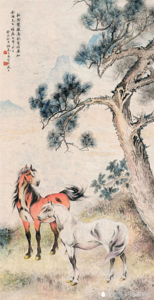 画马名家戈湘岚国画作品欣赏