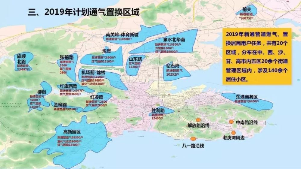 2019年大连天然气通气区域公布,高新园区即将通气!