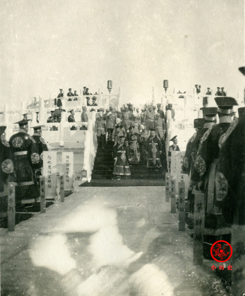 1914年老照片:袁世凯不顾反对到天坛祭天 预演帝制
