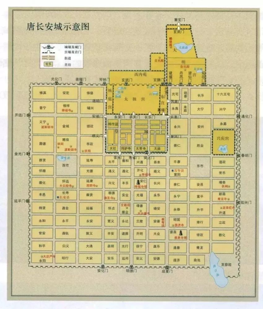 大唐长安城为啥有一百零八坊