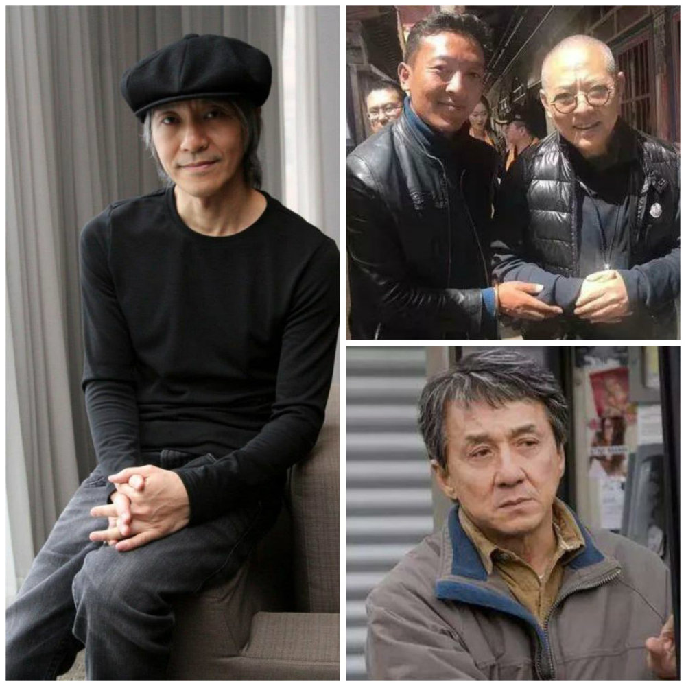 57岁的周星驰近照胡子白了,眉毛淡了,网友感叹到:星爷真的老了.