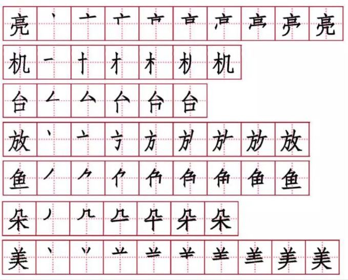 一,笔画笔顺