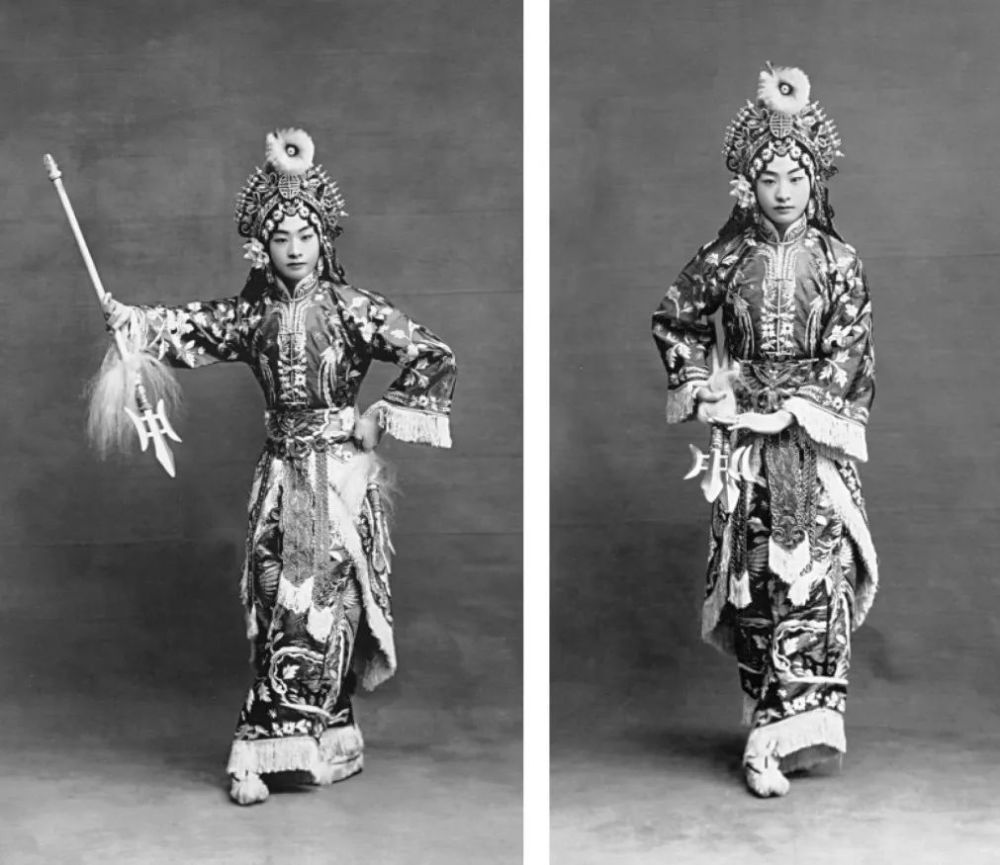 老照片:巾帼须眉"舞枪弄剑",四大名旦"争奇斗妍"