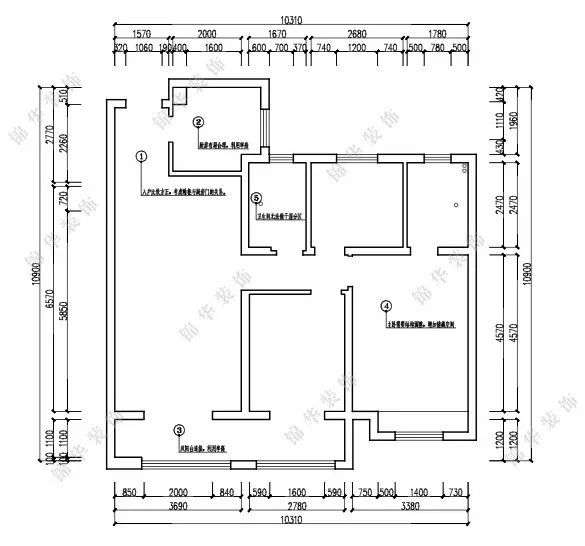 125㎡户型解析,如何让房间变得更规整?