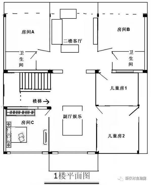 农村自建房,平面图,新房