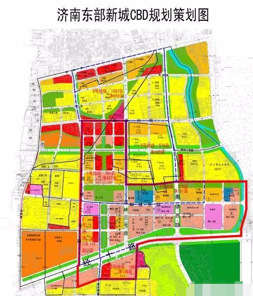 济南规划六级商业中心:cbd是未来济南的城市中心,商业