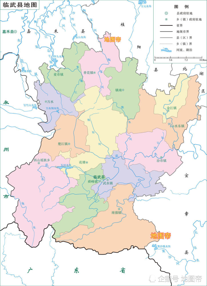 林中之城湖南郴州,11个县市区最新高清地图