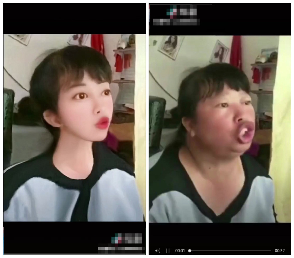 网恋小仙女·奔现村大妈,差距大到想打人,网友:给我一