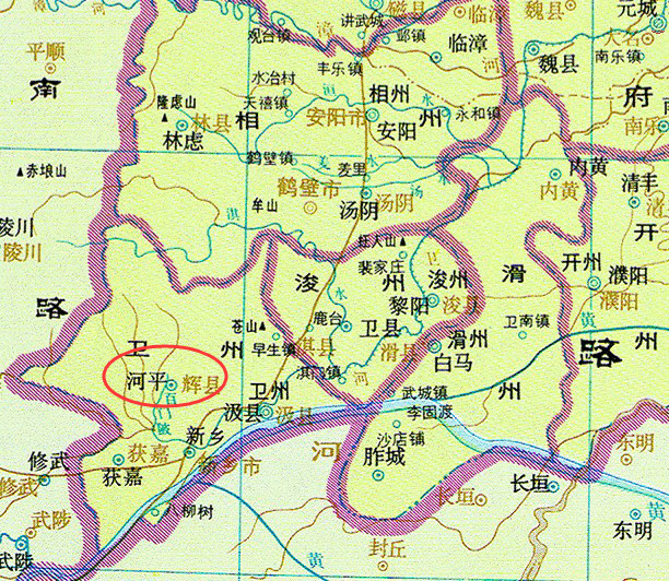 河南省辉县市,古称共县,共城,河平,全国文化先进县