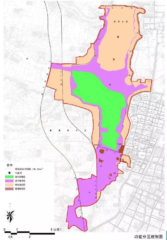 长治湿地公园,分为4个区,规划范围58.72平方公里!