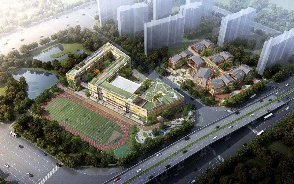 3,合肥市望湖小学教育集团(望湖小学高铁南站校区)效果图(2020年启用)