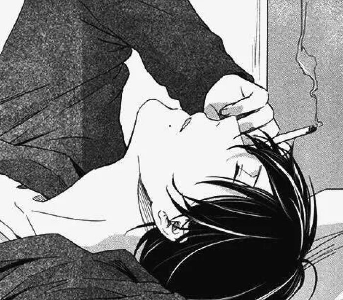 伤感·黑白·动漫男头,"后来才懂得,爱自己才是最真的