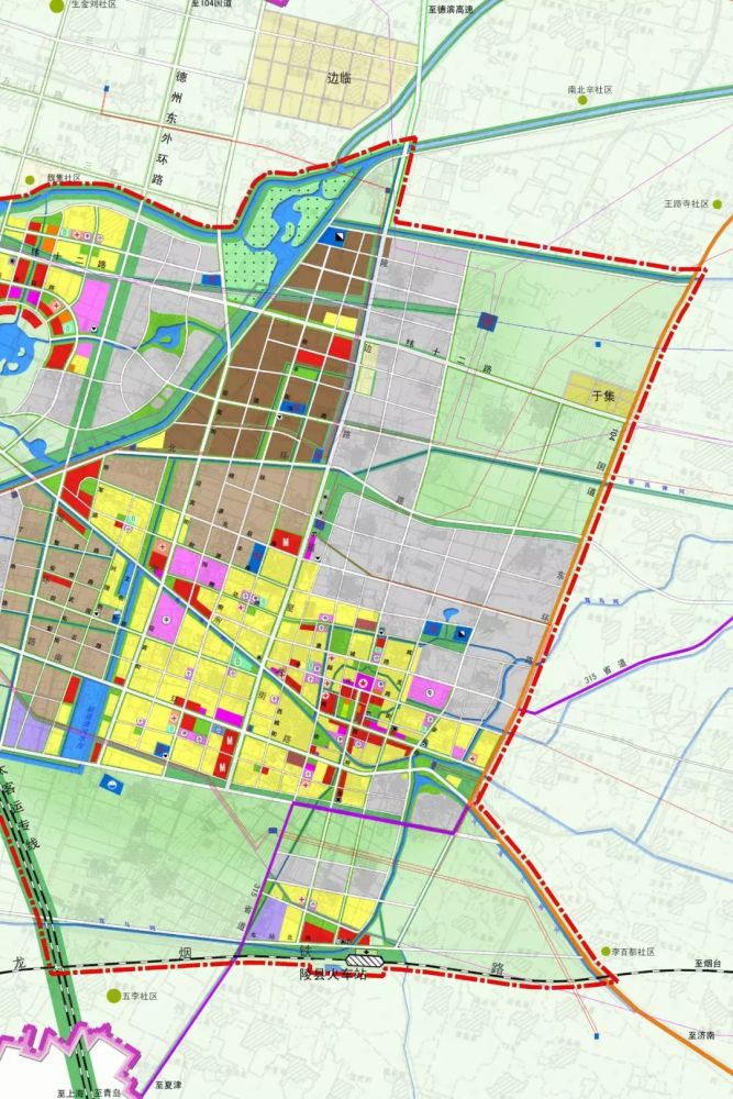 最新陵城城市总体规划,高清图来了