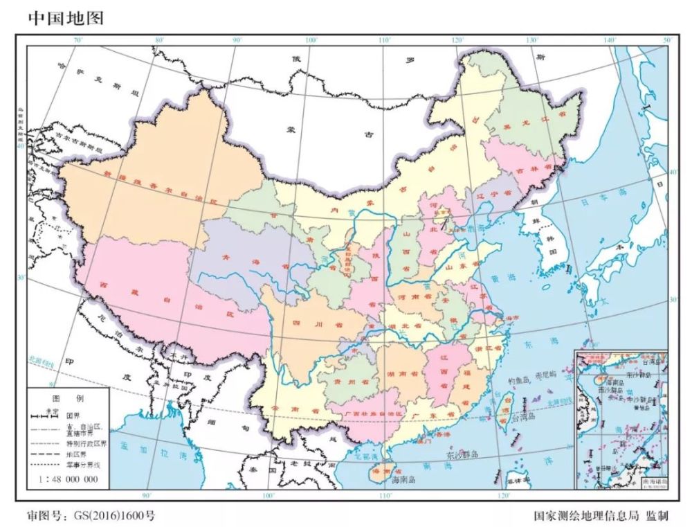 中国34个省级行政区的名称和位置,容易记!