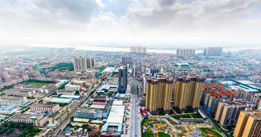 广东惠州博罗县一个大镇,四面环水,和东莞隔江相望