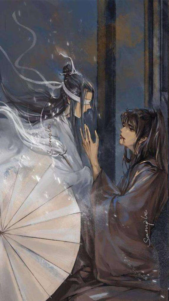 魔道祖师动漫古风帅哥插画图片手机壁纸-天天快报