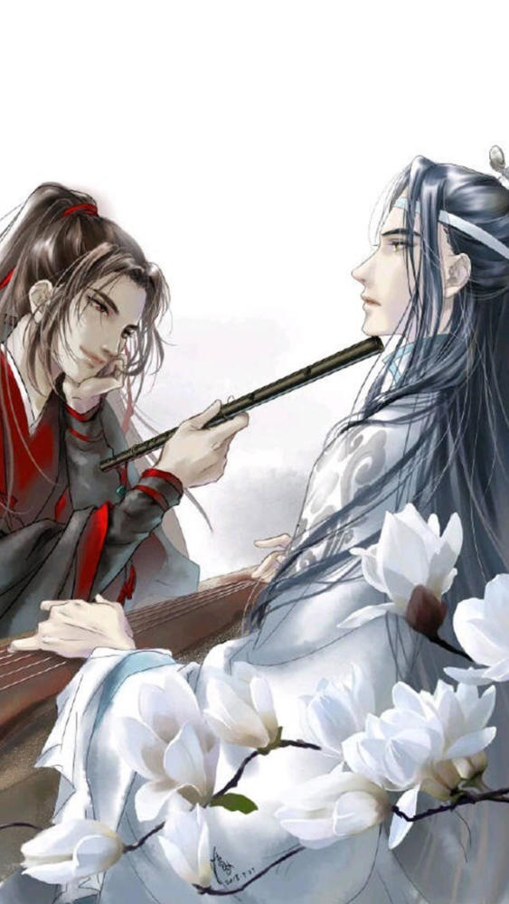 魔道祖师动漫古风帅哥插画图片手机壁纸