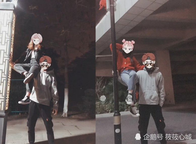 最近情侣"骨折式"举高高火了,虐狗新方式你值得拥有,甜死人了