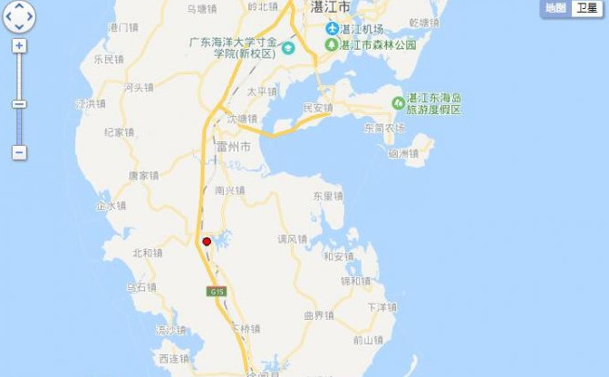 广东湛江市雷州市,发生3.6级地震,震源深度13千米