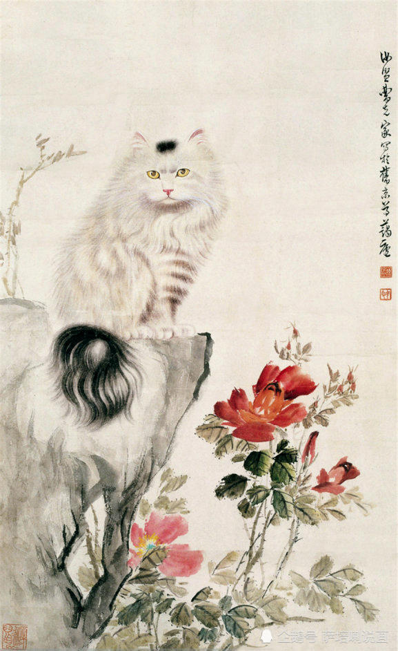 画家笔下的"喵星人",专门画猫的大画家,曹克家国画作品欣赏