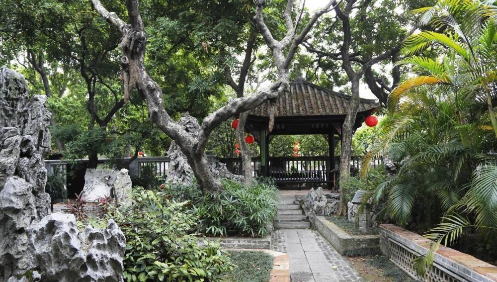 广东佛山景色 顺德清晖园