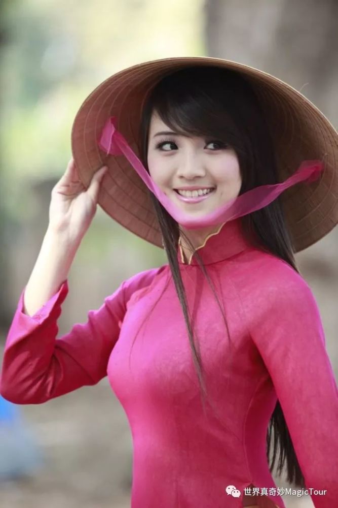 越南美女与奥黛