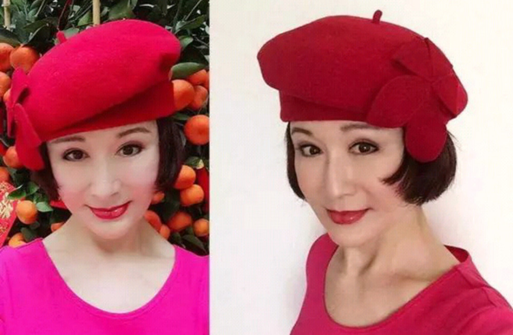 74岁潘迎紫化妆技术高超,素颜尽显老态,而自拍却似20岁少女