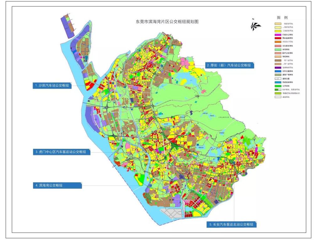 其中,在厚街镇区将设有5个公交枢纽,包括穗莞深城际公交枢纽,厚街广场