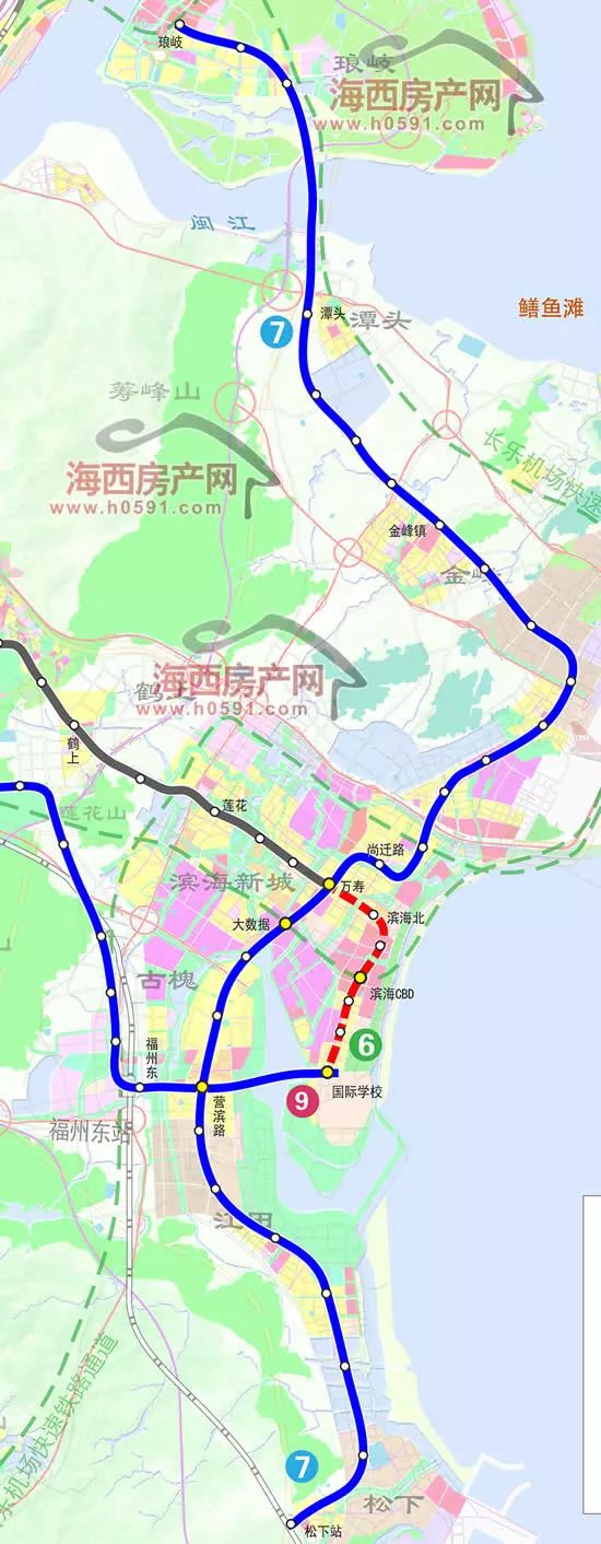 地铁,福州,滨海新城,线网规划