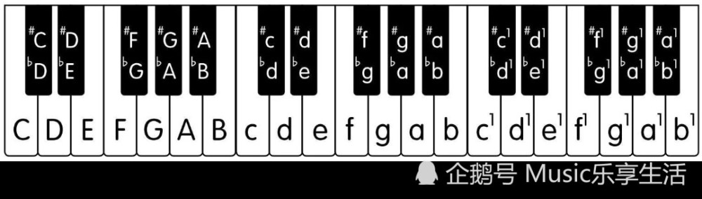 不懂乐理?结合钢琴键盘认识音乐体系中的基本音级和变化音级