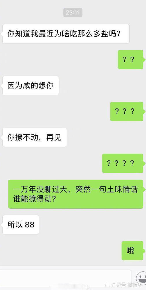 情话,土味情话,聊天记录,撩妹,爱情