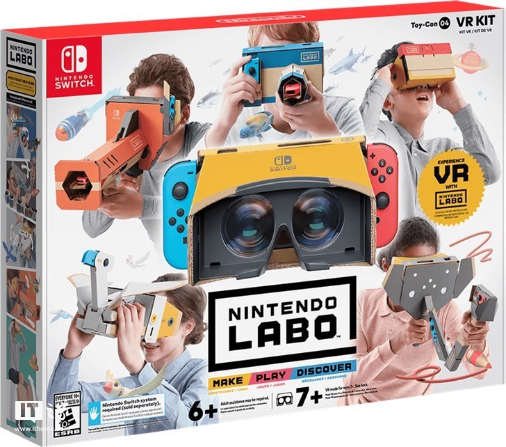 任天堂推出labo新玩具:switch vr登场