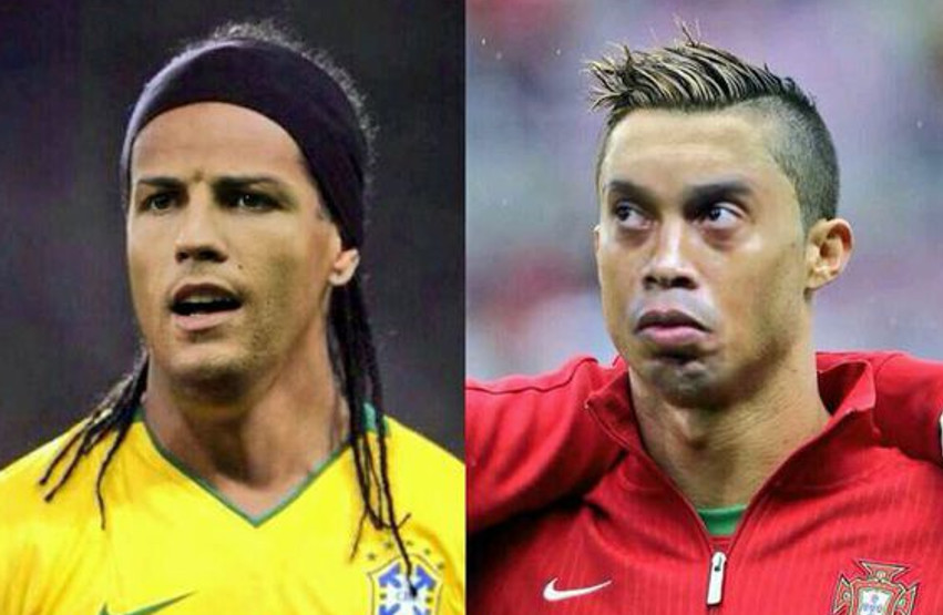 科詹换脸特滑稽,ok换脸不忍直视,奥尼尔和他换脸我笑到不行