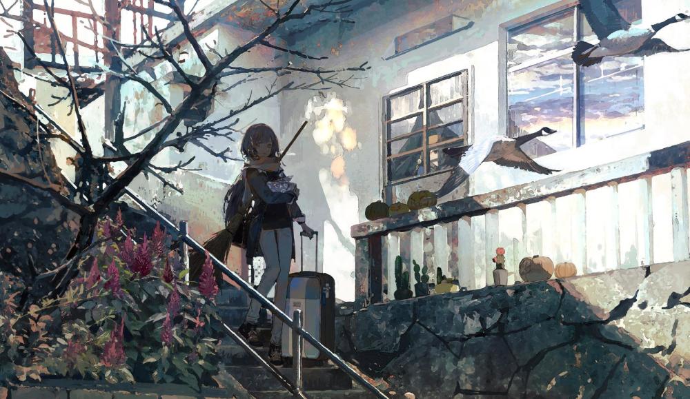 唯美梦幻二次元手机壁纸:勇敢一点,那便是你的梦想