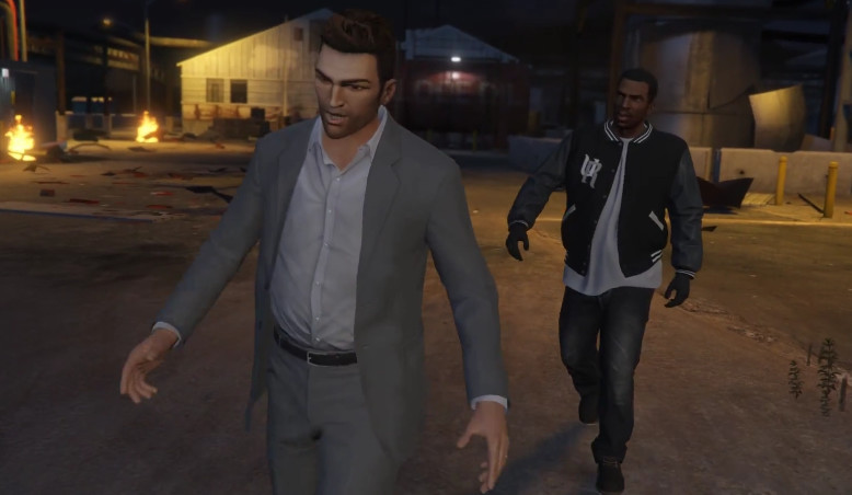 《gta5》史上最强剧情,汤米和cj来到洛圣都追击尼克!