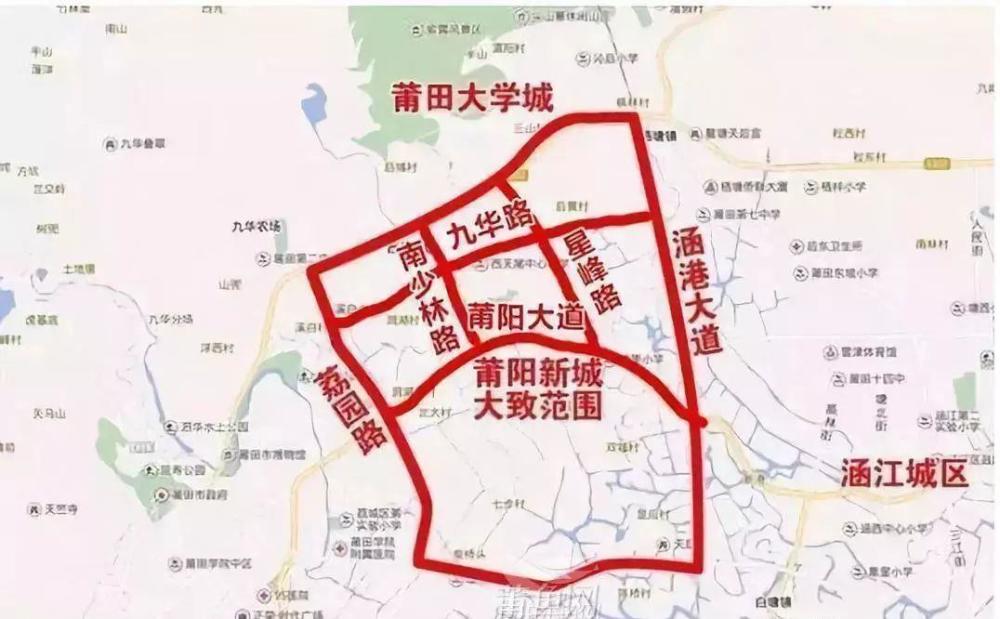 莆阳新城不简单!c位出道,紧抱莆田城区和涵江的大腿