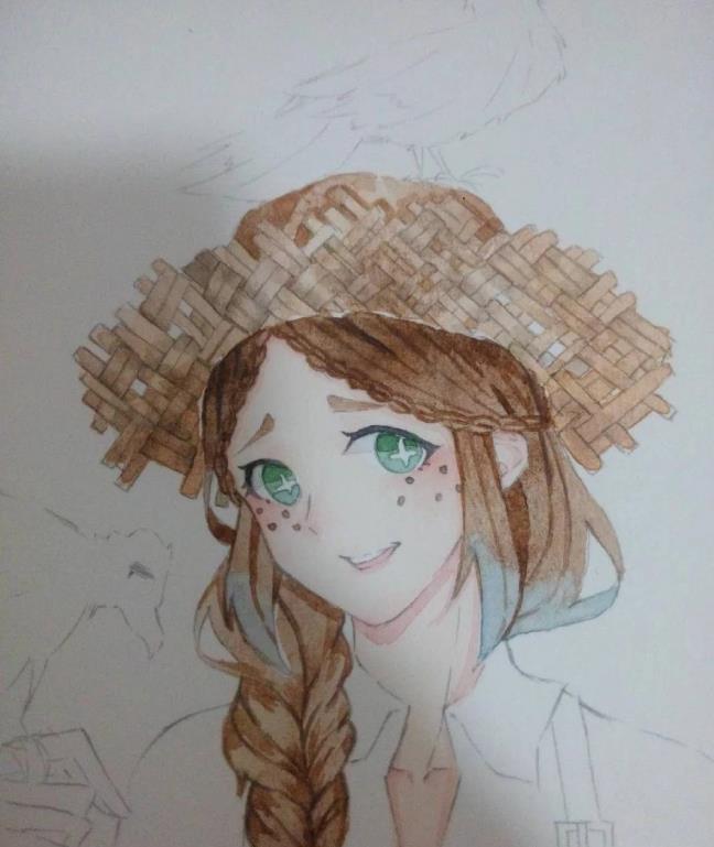 第五人格:小学生画园丁艾玛,开始以为是乱写乱画,最后