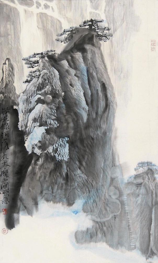 当代画家陈玉圃山水画欣赏