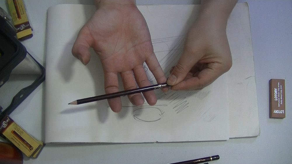 美术 速写 素描 正确的握笔姿势 艺术基础 我学画画