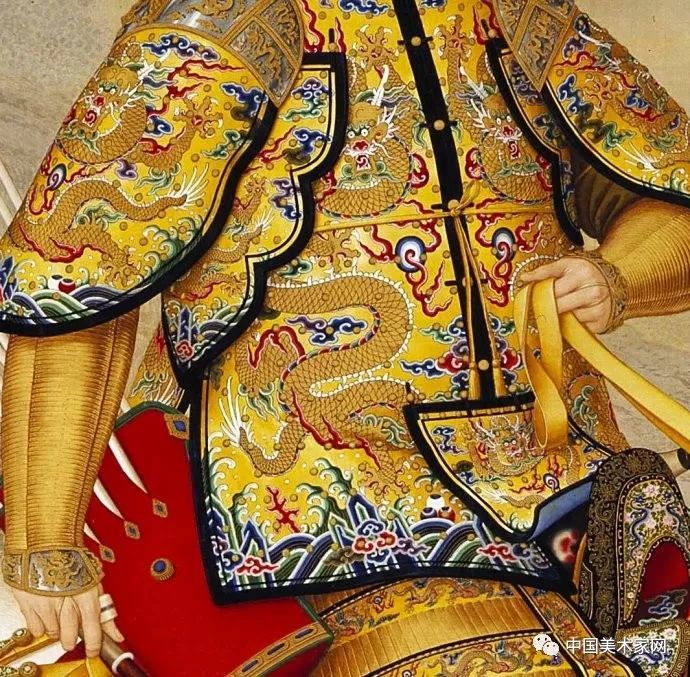 清 郎世宁《乾隆皇帝大阅图》轴