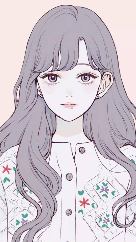 唯美女生动漫插画壁纸