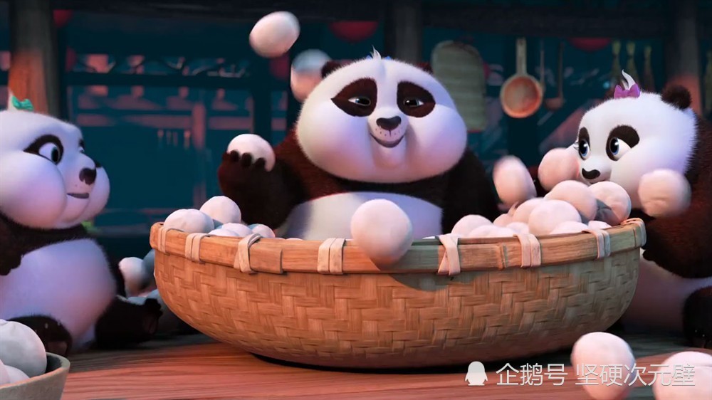 功夫熊猫,阿宝,悍娇虎,俏小龙,龙战士