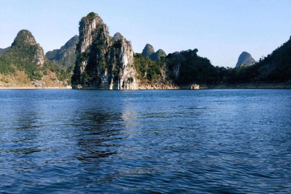 中国十大溶岩水库之一,广西小桂林,比真桂林还漂亮