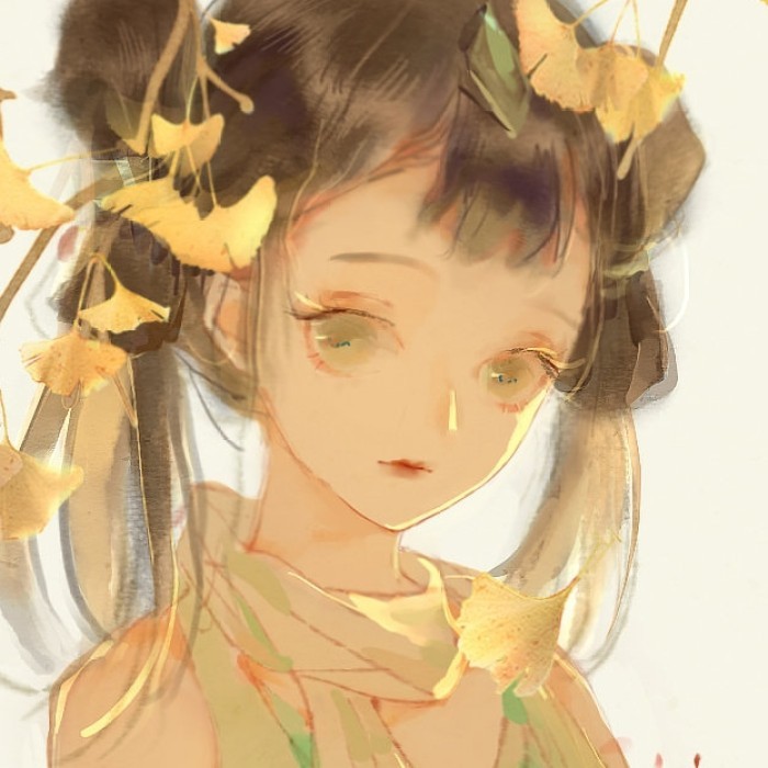 古风女生头像:不如就此相忘于尘世间,今夜无风无月星河天悬