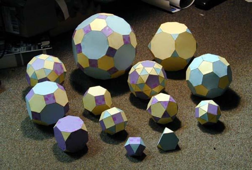 十三种阿基米德多面体的3dmax画法