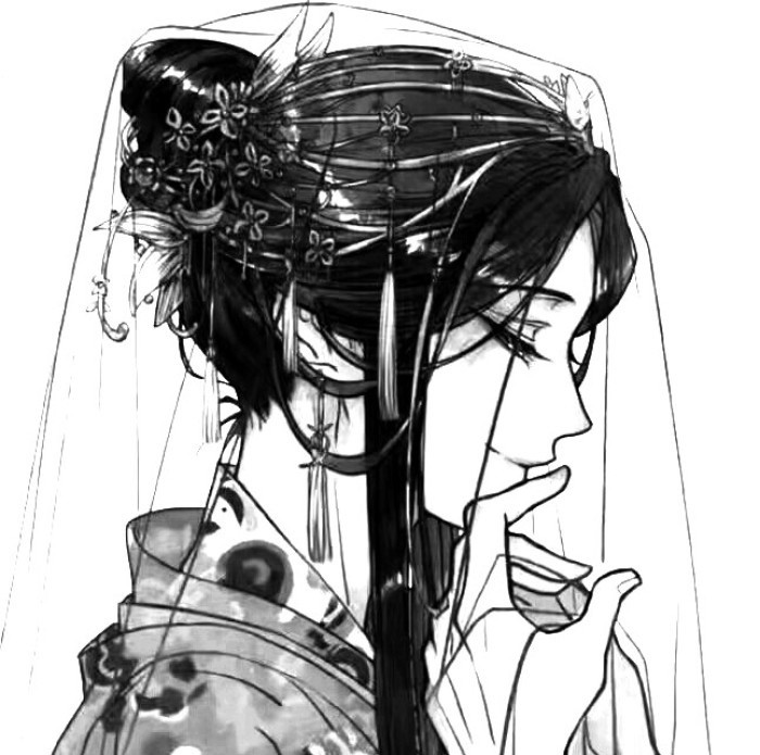 头像,动漫,天官赐福,丧,古风